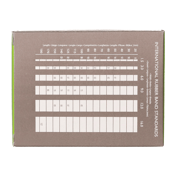 Bandas elasticas q-connect c/100 gr 100x9 mm numero 12,5 5