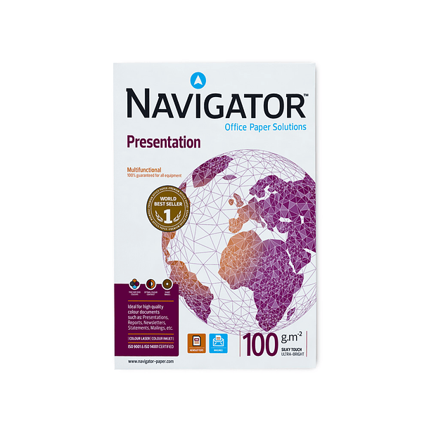 Papel fotocopia navigator din a3 pack 500 folhas 100 gr 2