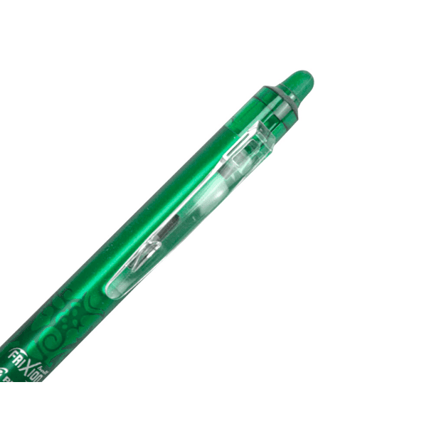 Esferografica pilot frixion clicker apagavel 0,7 mm cor verde 5