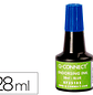 Tinta para almofada q-connect azul frasco de 28 ml - thumbnail 1