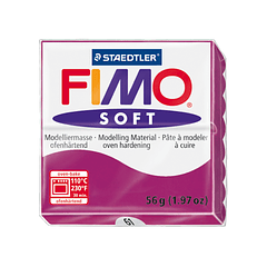 Pasta para modelar staedtler fimo soft 56 gr cor purpura