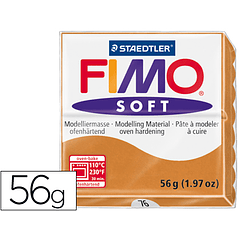 Pasta para modelar staedtler fimo soft 56 gr cor cognac