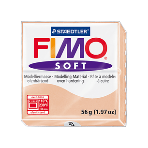 Pasta para modelar staedtler fimo soft 56 gr cor carne