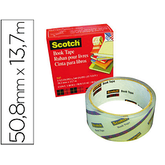 Fita adesiva scotch 845 book tape 50,8mm x 13,7 mt