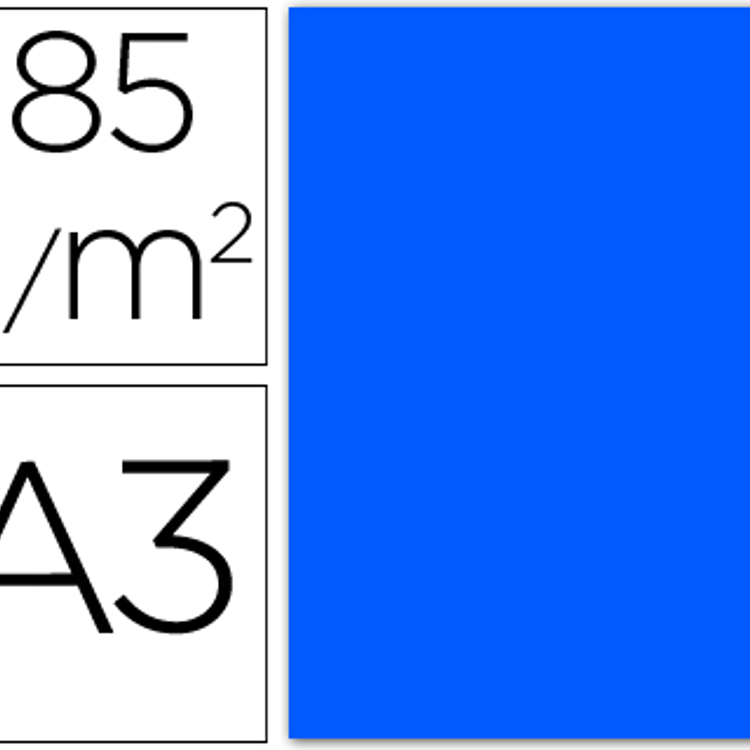 Cartolina guarro din a3 azul mar 185 gr pack de 50 folhas 1