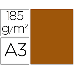 Cartolina guarro din a3 couro 185 gr pack de 50 folhas