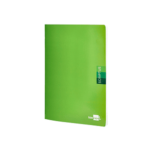 Caderno escolar liderpapel scriptus 48 folhas din a4 quadricula 4 mm papel 90 gr com margem