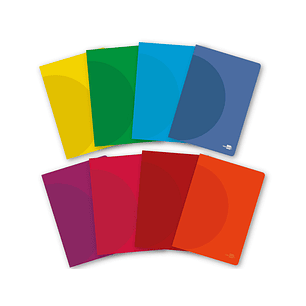 Caderno agrafado liderpapel 360 capa de plastico din a5 48 f 90 gr liso sem margem cores sortidas