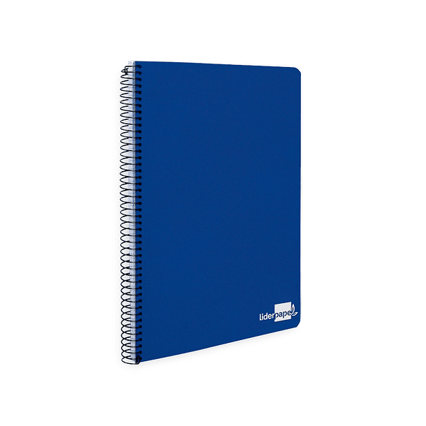 Caderno espiral liderpapel capa dura 80 fls.5 cores sortidas quarto quadriculado 4 mm 60 gr 4