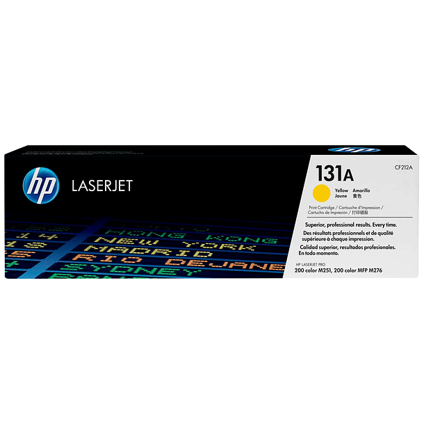 Toner hp 131a laserjet m251/m276 amarelo 1800 pag 2