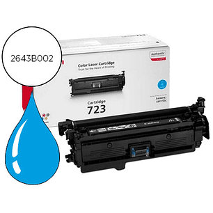 Toner canon laser crg 723 cyan 5000 pag