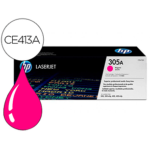 Toner hp 305a laserjet m351/m451/m375/m475 magenta 2600 pag