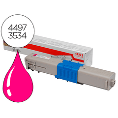 Toner oki c301dn/c321dn magenta 1500 pag