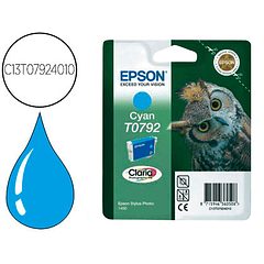 Tinteiro epson stylus to7924 cian p50/ px650/ 700w/ 710/ 720wd/ 730wd/ 800fw