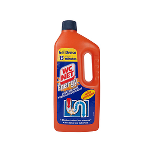 Desentupidor de tubos gel wc net energy garrafa de 1 l