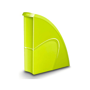 Porta revistas cep plastico uso vertical / horizontal verde 85x270x310 mm