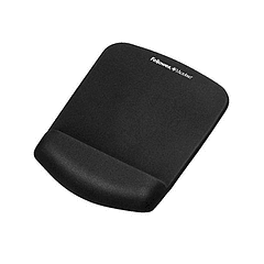 Tapete para rato fellowes com apoio de pulsos plush touch foam preto