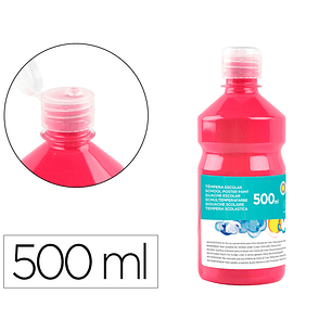 Guache escolar liderpapel 500 ml magenta