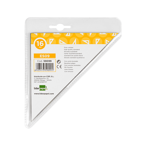 Aristo liderpapel geometria 16 cm plastico cristal 4