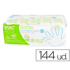 Toalhete de papel para maos ecologica -22,5x31 cm 2 folhas pack com 144 unidades