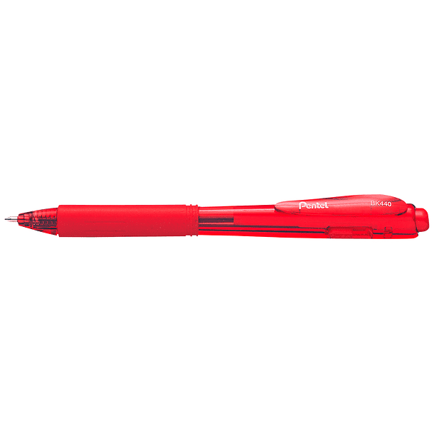 Esferografica retratil pentel bk440 vermelha 2