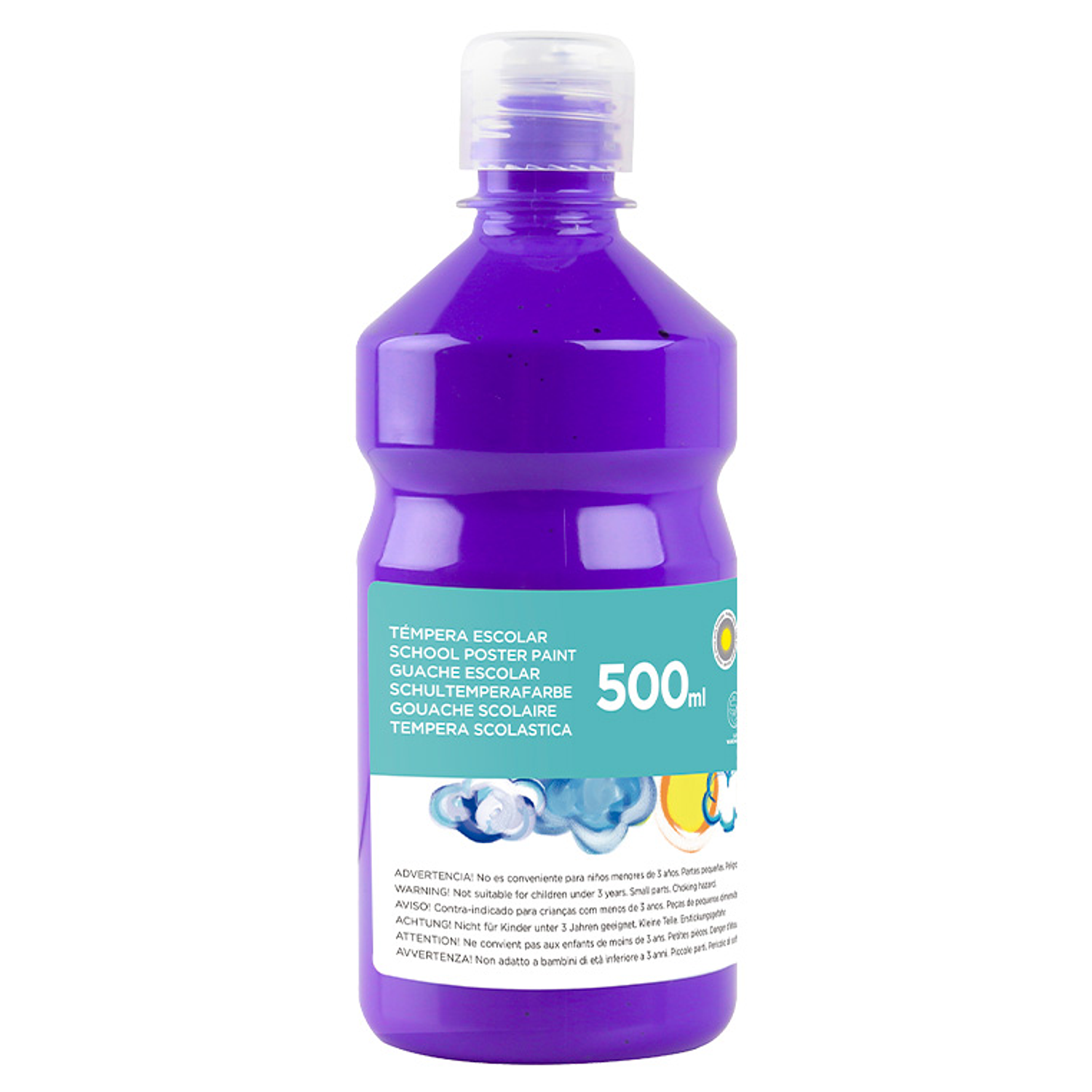 Guache escolar liderpapel 500 ml violeta 1