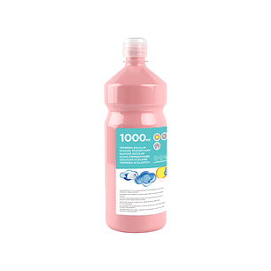 Guache escolar liderpapel 1000 ml rosa