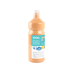 Guache escolar liderpapel 1000 ml carne