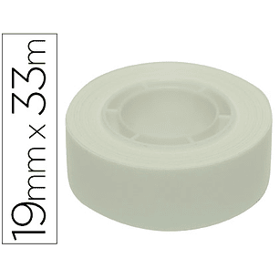 Fita adesiva apli 33 mt x 19 mm cor branco