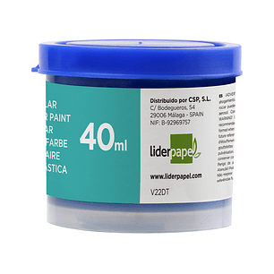 Guache liderpapel escolar 40 ml azul ultramar