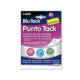 Massa adesiva bostik blu tack \"punto tack\" 64 pontos de cola