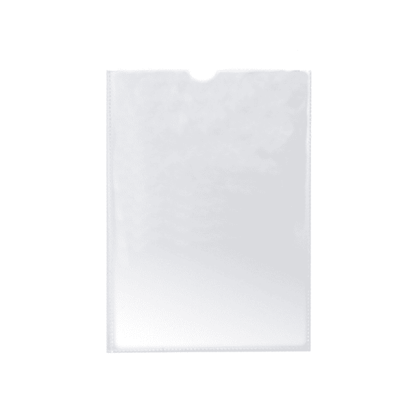 Bolsa catalogo q-connect din a6 150 microns pvc transparente 105x 148 mm 1