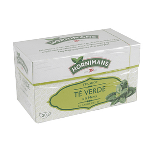 Cha verde sabor menta 20 saquetas