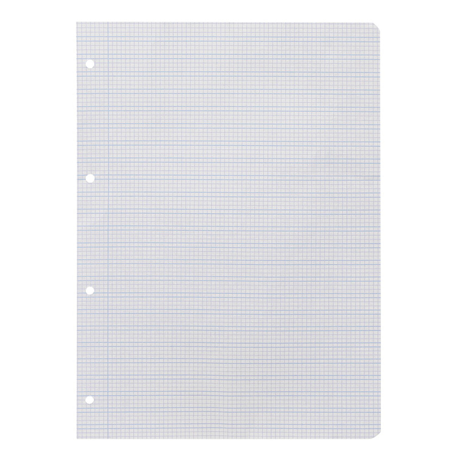 Recambio liderpapel folio 100 h 4 taladros 70 gr cuadriculado pautado 3 mm con margen 6