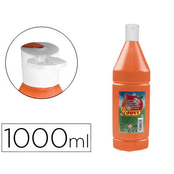 Guache liquido jovi 1000 ml laranja 1