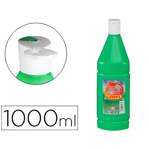 Guache liquido jovi 1000 ml verde medio 1