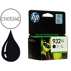 Tinteiro hp 932 xl preto cn053ae officejet 6100/6600 capacidade de 1000 pag