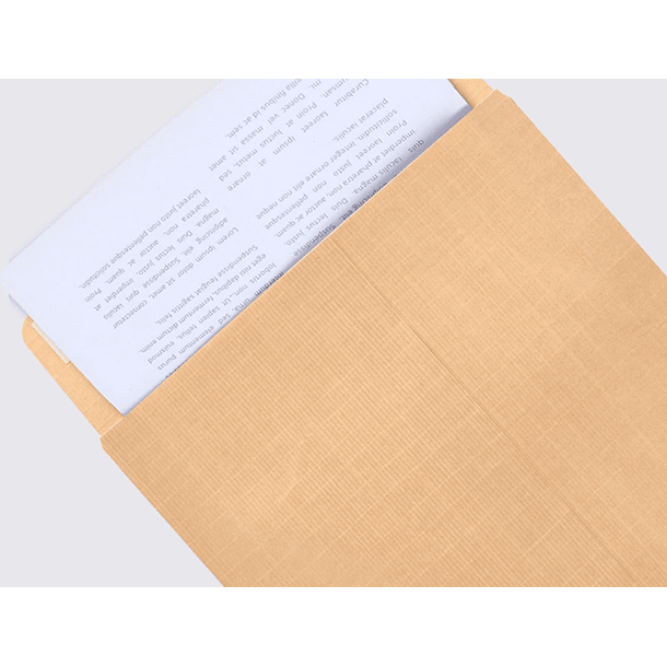 Envelope liderpapel bolsa folio especial castanho 280x365x50 mm fole tira de silicone pack de 50 unidades 11