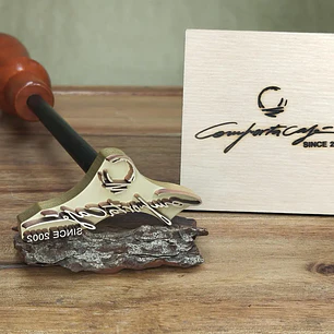 Carimbo para madeira | Carimbo quente de ferro | Carimbo Personalizado para marcar Madeira