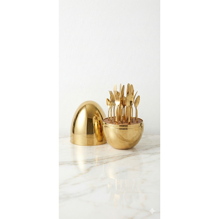 Set de Cubiertos Gold 1