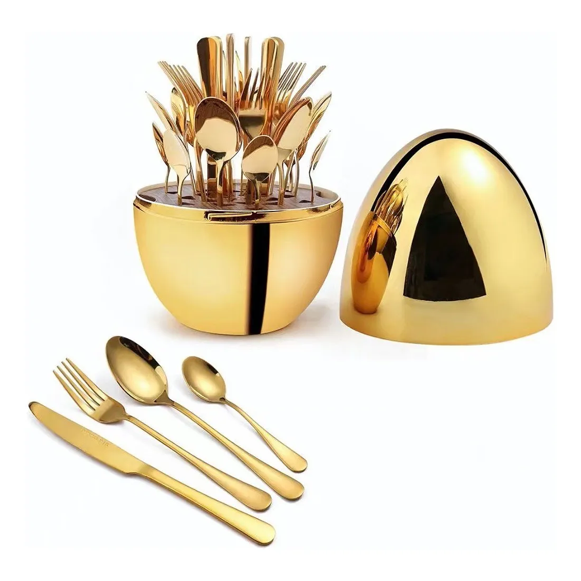 Set de Cubiertos Gold 3