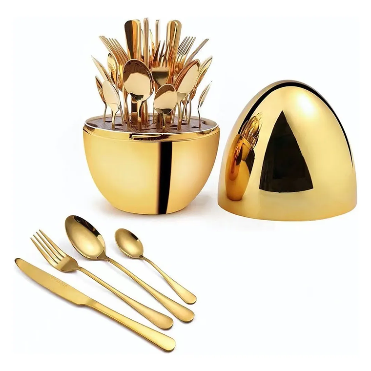 Set de Cubiertos Gold 3