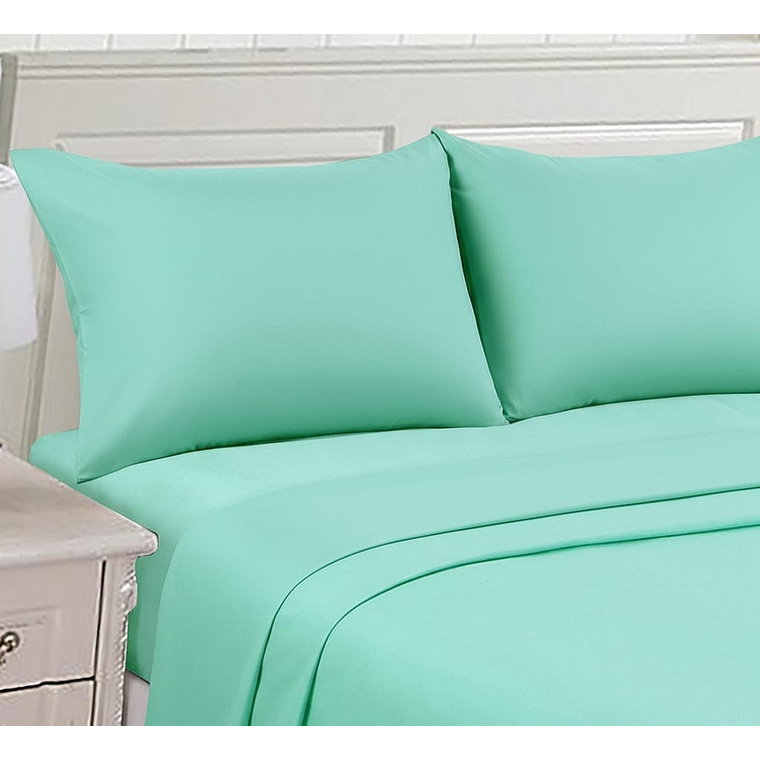 Sábanas lisas Aqua Marine 2 Plazas. 1