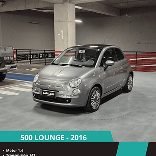 Fiat 500 Lounge 1.4 – Año 2016