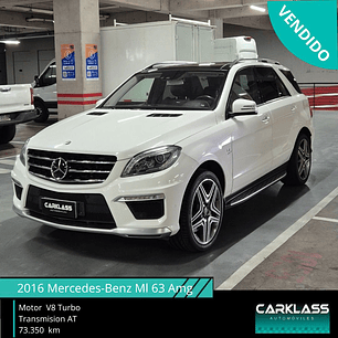  Mercedes-Benz Ml 63 Amg V8 Turbo 2016