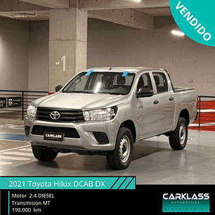 Toyota Hilux DCAB DX 2.4 2021