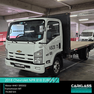 Chevrolet NPR 818 EURO V – Año 2018
