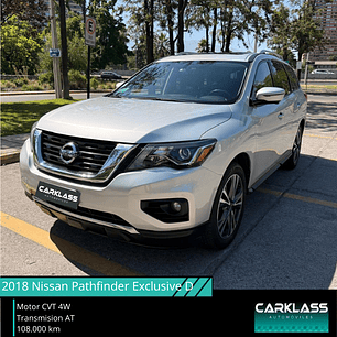 Nissan Pathfinder Exclusive CVT Auto 4WD – Año 2018
