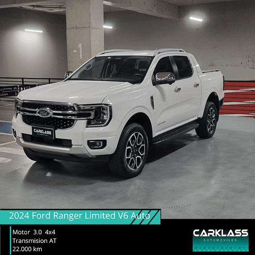Ford Ranger Limited 3.0 V6 Diesel 4x4 – Año 2024