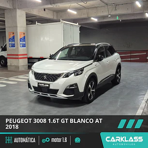 PEUGEOT 3008 1.6T GT Automático 2018 – Blanco